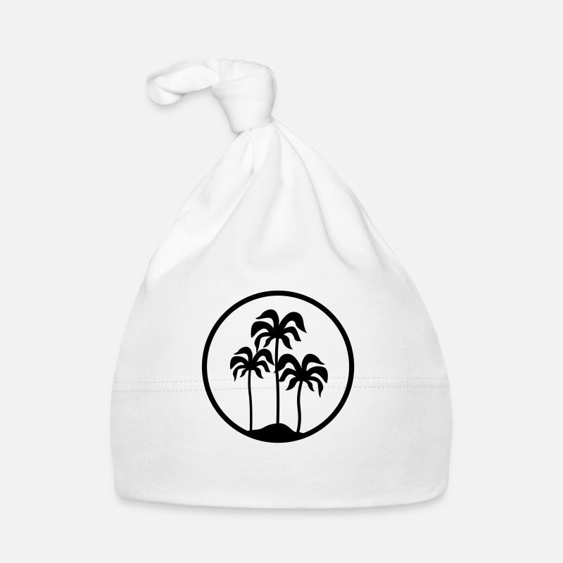 Palme palm trees Baby Bio-Mütze