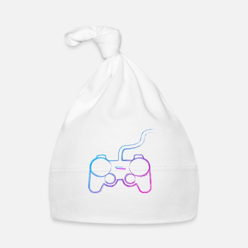 Controller Graffiti - Organic Baby Cap - white
