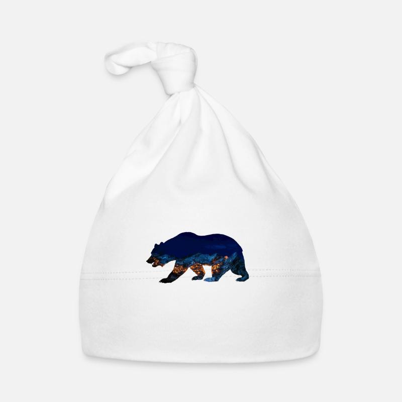 bear Organic Baby Cap