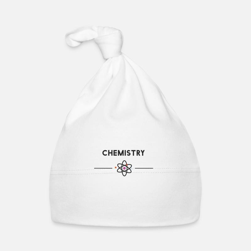 Cadeau de chimie pour les chimistes - Bonnet bio Bébé - blanc