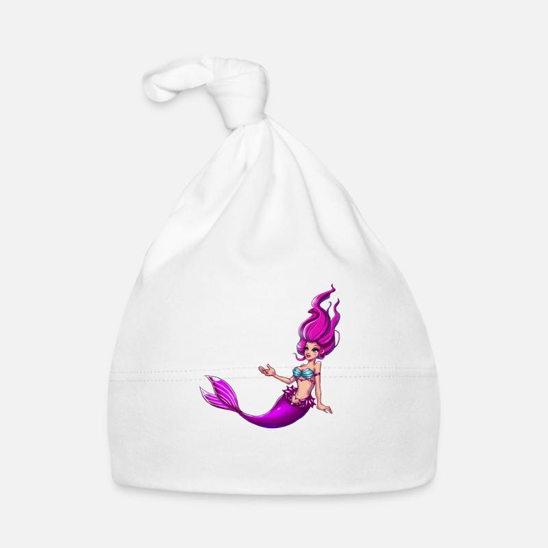 Meerjungfrau Baby Bio-Mütze