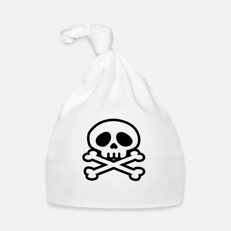 skull pirat Organic Baby Cap