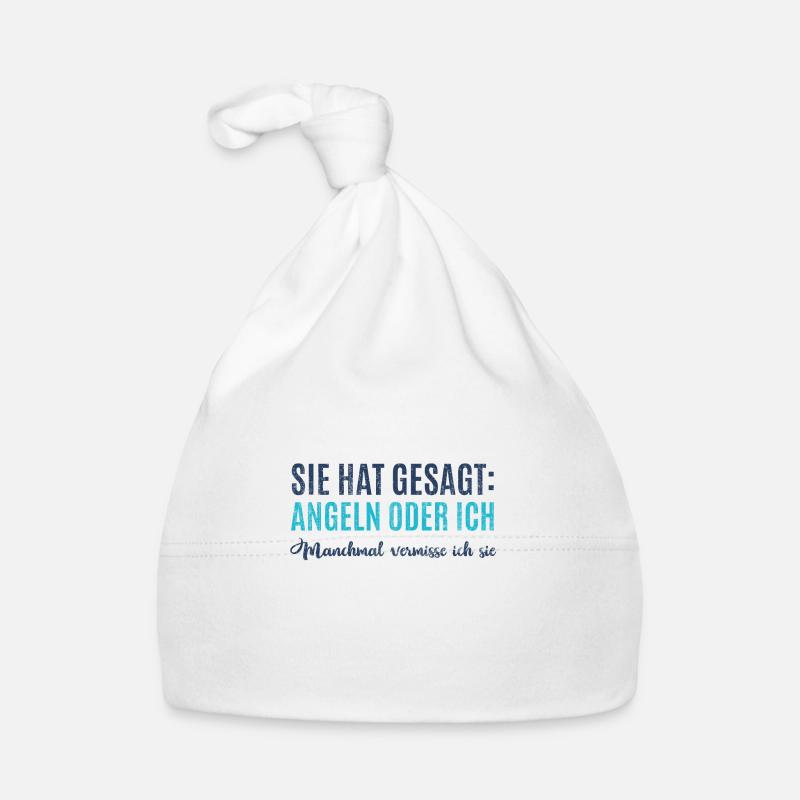 Sie Hat Gesagt Angeln oder ich Spruch Geschenk Baby Bio-Mütze