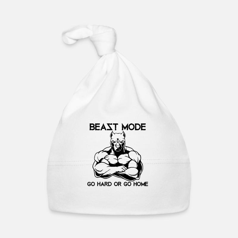Beast Mode Pitbull GYM cadeau Bonnet bio Bébé