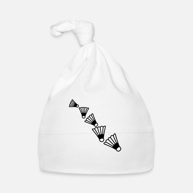 Badmintons Pattern Baby Bio-Mütze
