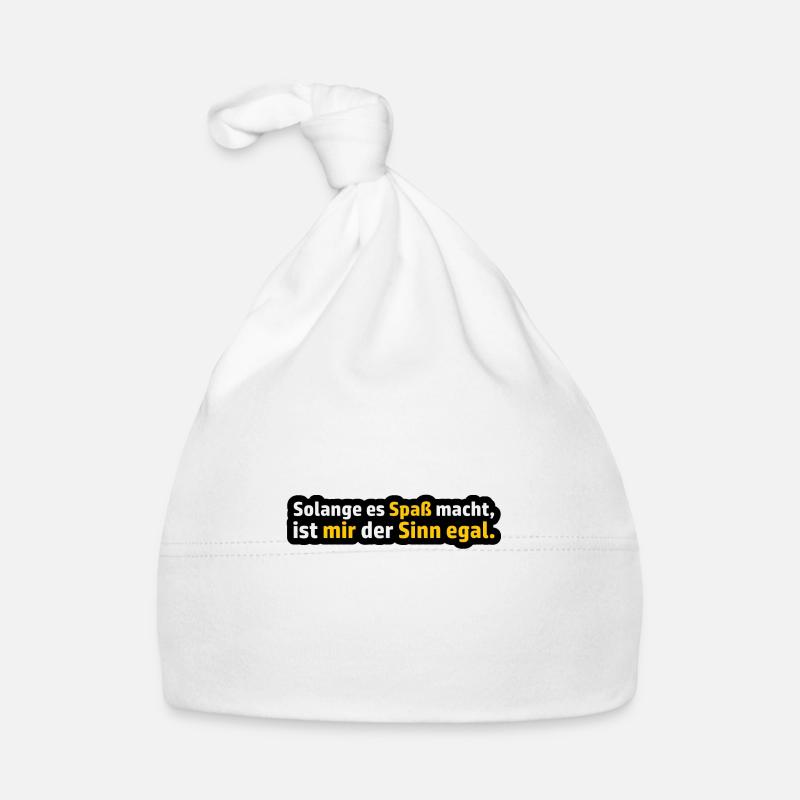 Funny saying Organic Baby Cap