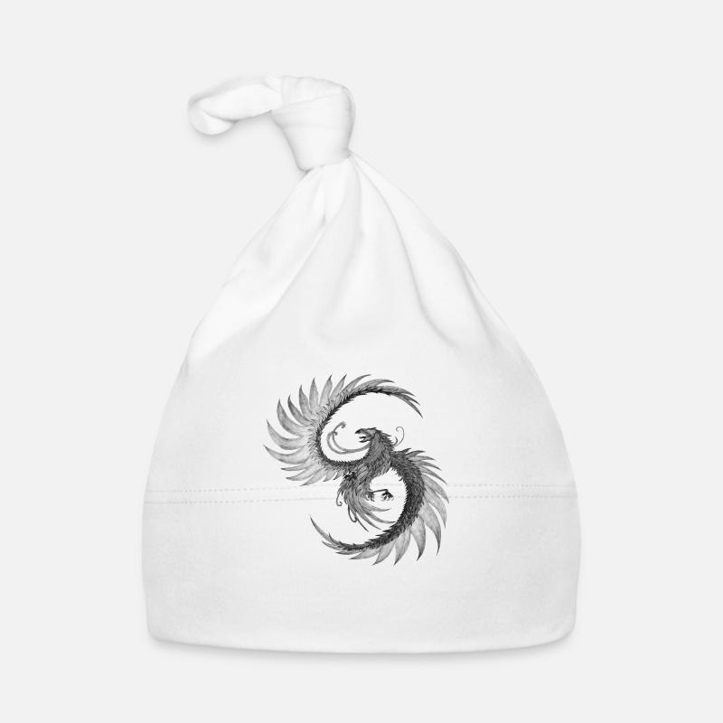 Phoenix aus der Asche - Baby Bio-Mütze - Weiß
