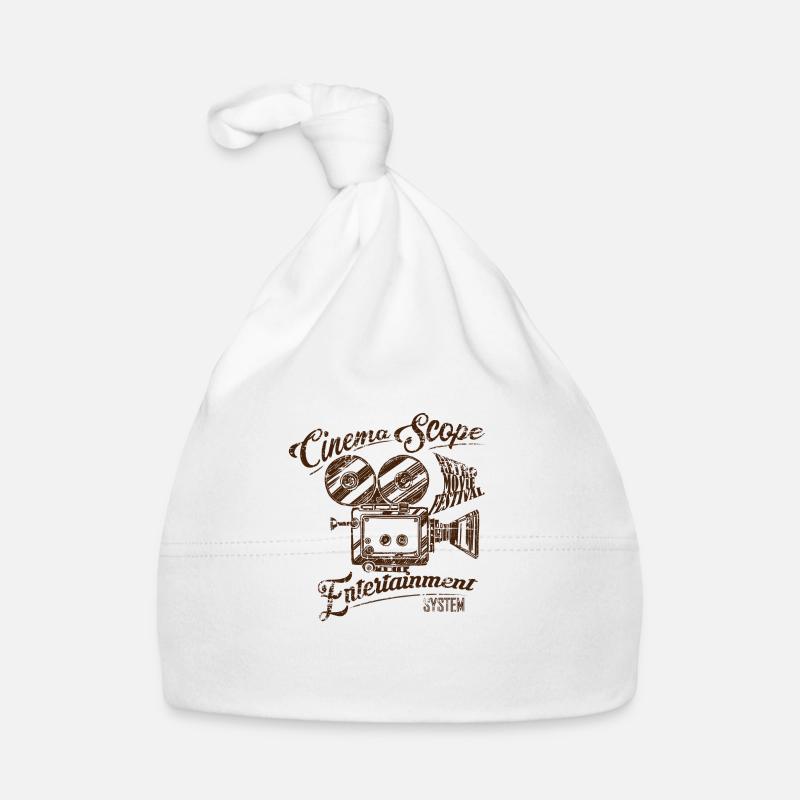 Cinema Cameraman Operator Cinema Gift Organic Baby Cap