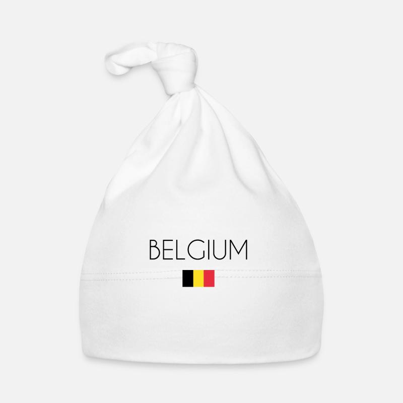 Drapeau Belgique drapeau national cadeau Bonnet bio Bébé