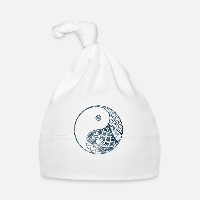 Yin Yang Baby Bio-Mütze
