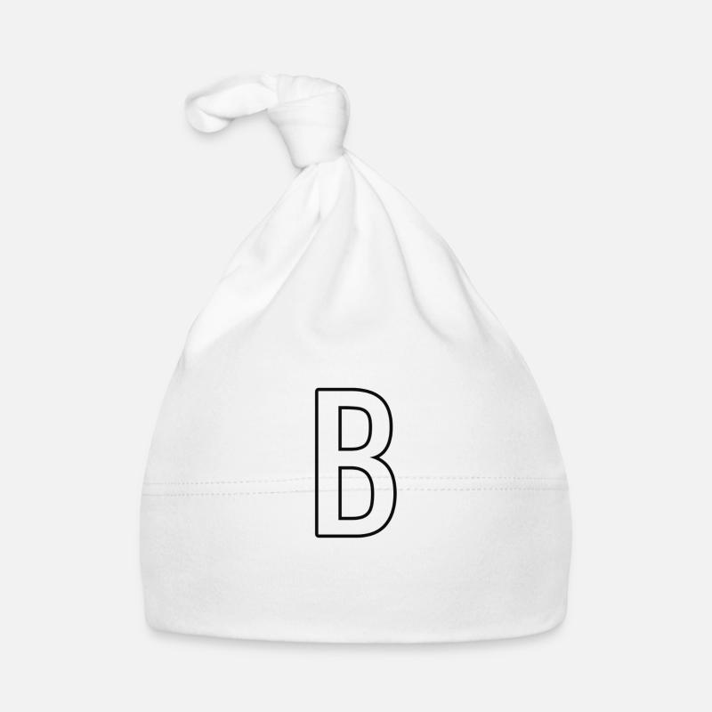 B - Baby Bio-Mütze - Weiß