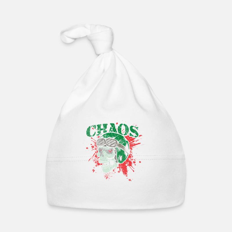 Skull Organic Baby Cap