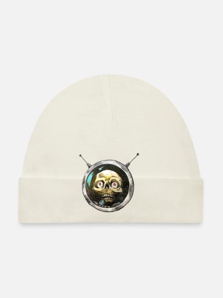 voidhead - Organic Baby Cap - white - Front
