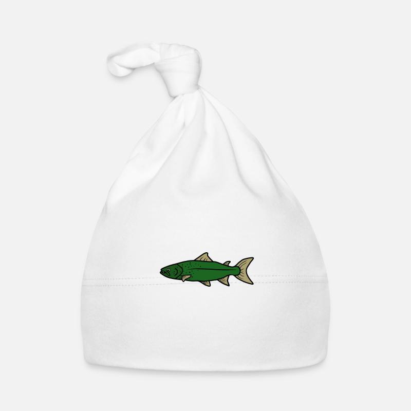 fish Organic Baby Cap