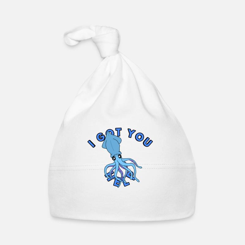 Tentacle Calamari Organic Baby Cap