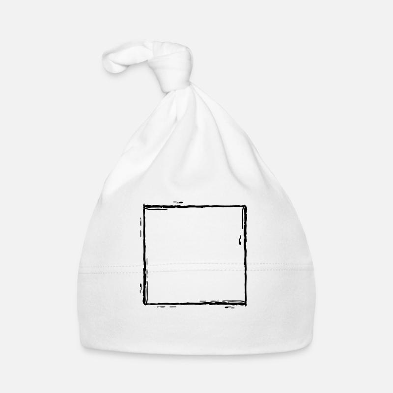 Brush frame lines Organic Baby Cap