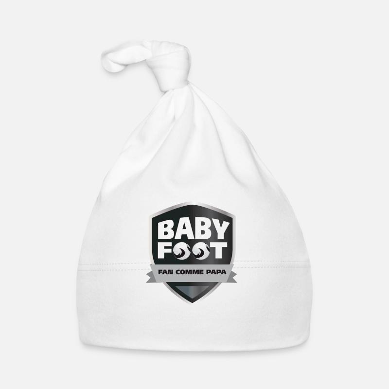babyfoot - Bonnet bio Bébé - blanc
