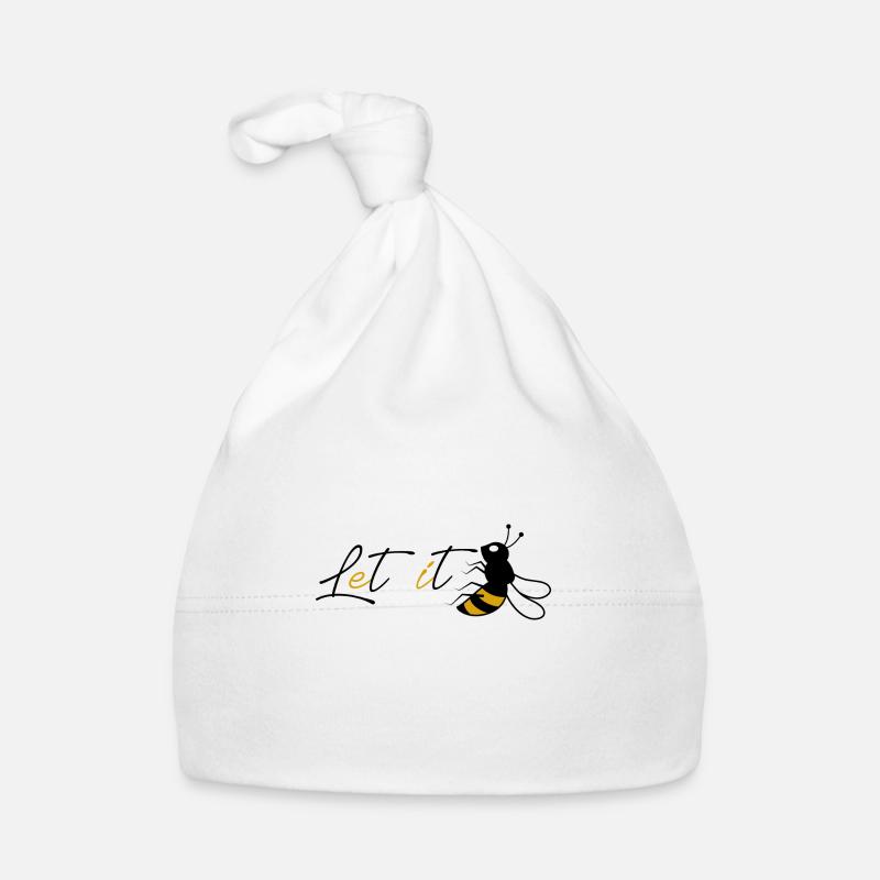 Let it be Bee Geschenk Baby Bio-Mütze