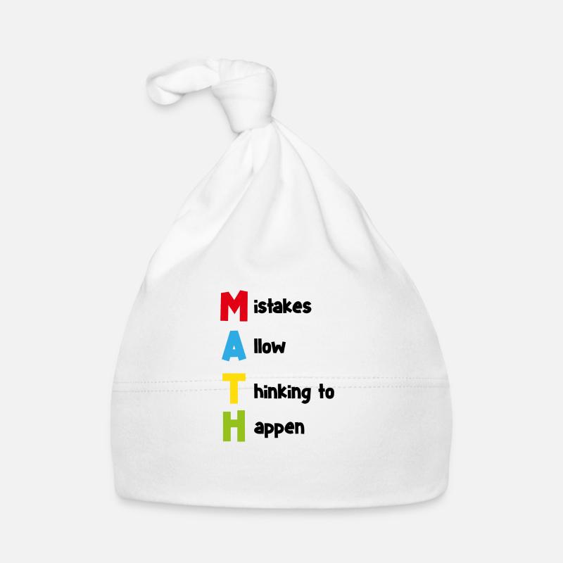 Math Spruch Mathematisch Schule Geschenk Baby Bio-Mütze