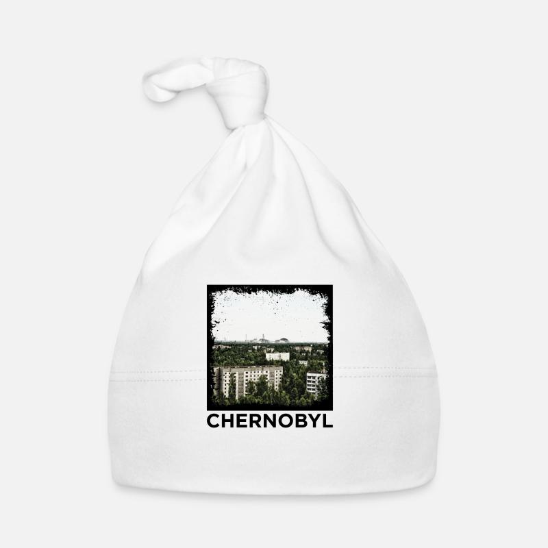 Chernobyl Pripyat Atomic Energy Atom Gift - Bonnet bio Bébé - blanc