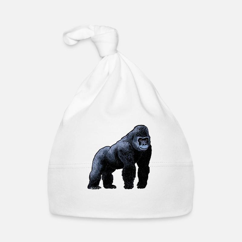 Gorille / Gorilla 02 Bonnet bio Bébé
