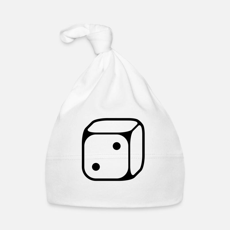 2er Würfel (Zwei / 1C) Baby Bio-Mütze