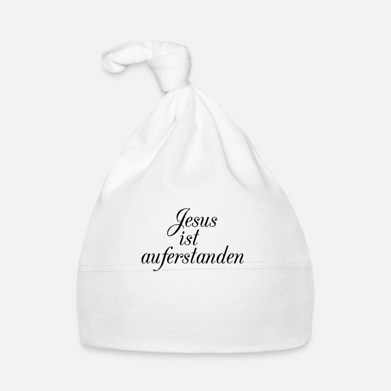 Jesus has risen Organic Baby Cap