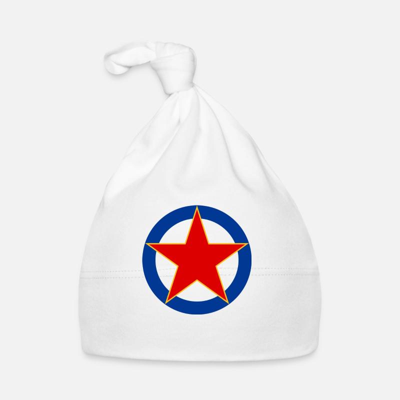 Rote Stern Baby Bio-Mütze