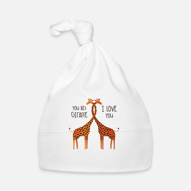 Amour de girafe Bonnet bio Bébé