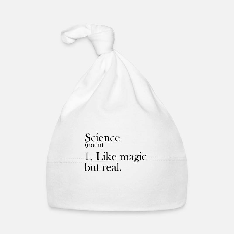 Science like magic but real Geschenk Baby Bio-Mütze