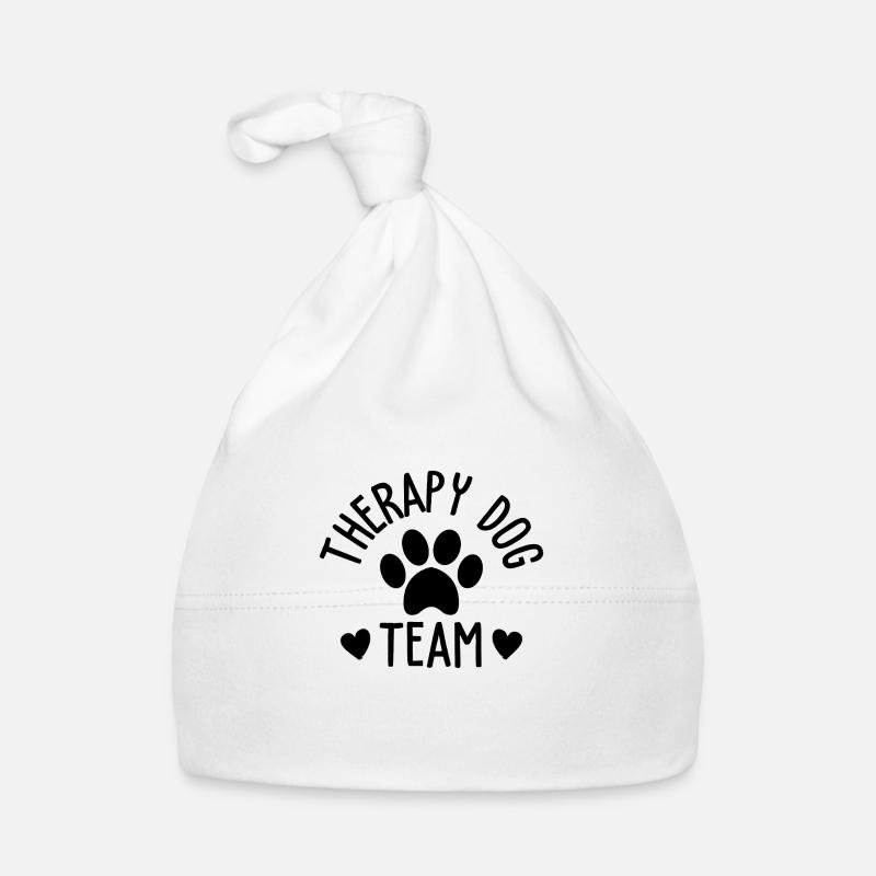Therapy Dog Team Gift Organic Baby Cap