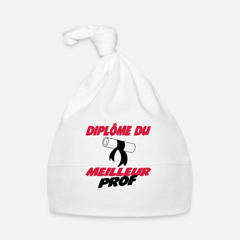 Diplôme du meilleur prof Organic Baby Cap