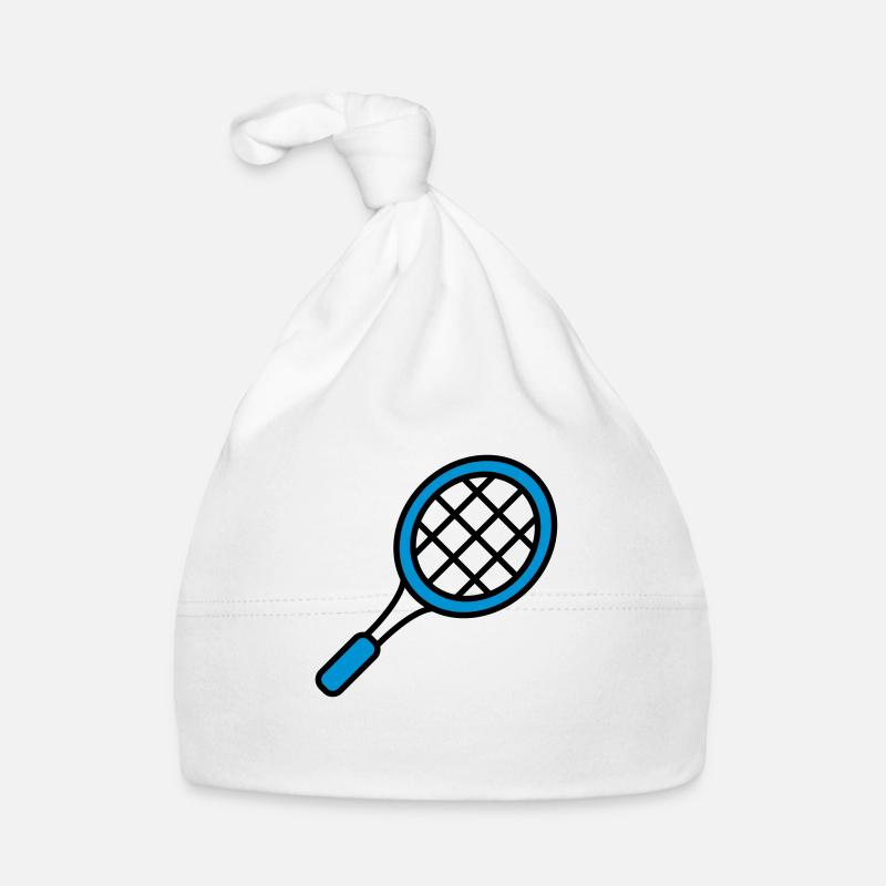 Le tennis - Bonnet bio Bébé - blanc