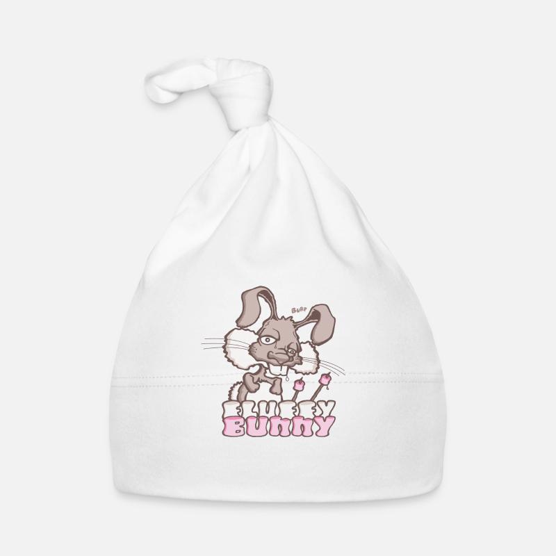 Fluffy Bunny Organic Baby Cap