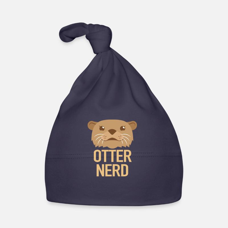 Otter Nerd (süßer Otter) Baby Bio-Mütze