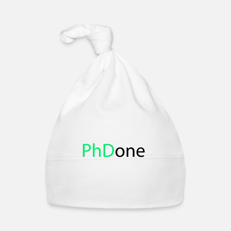 PhD Done Phd Final Cadeau Bonnet bio Bébé