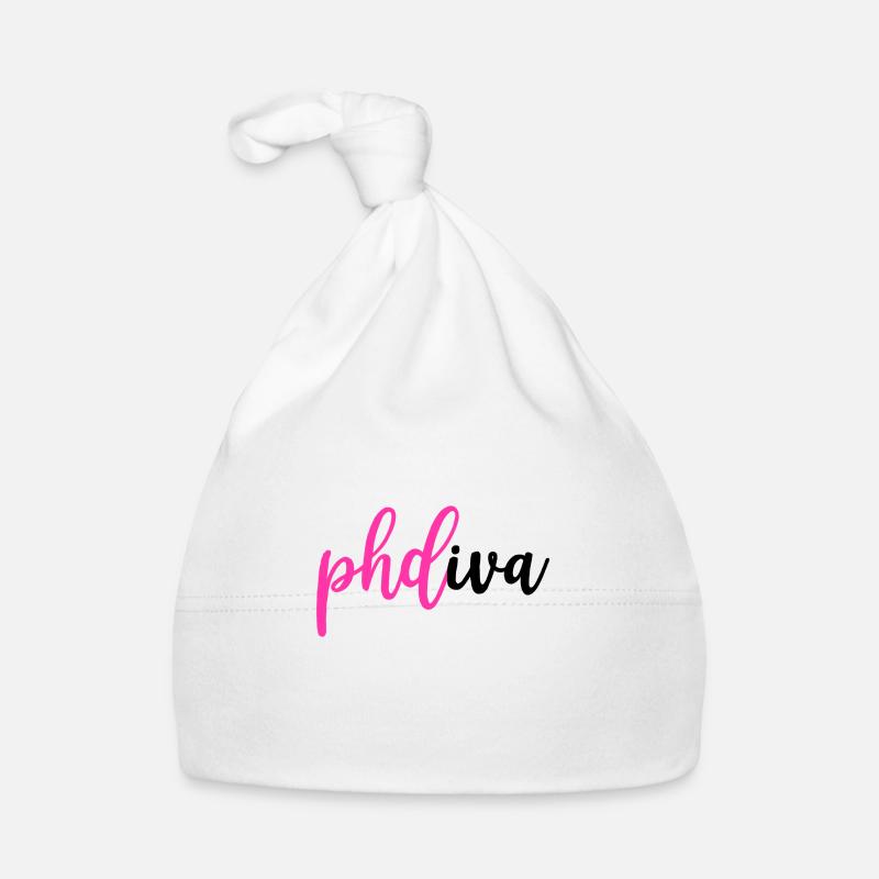 Phd diva diplôme cadeau Bonnet bio Bébé