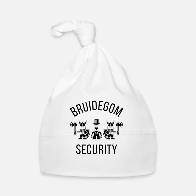 Groom Security Vikings (Enterrement de vie de jeune fille 1C) Bonnet bio Bébé