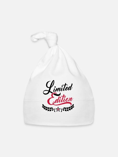 Limited Edition - Bonnet bio Bébé - blanc - Devant