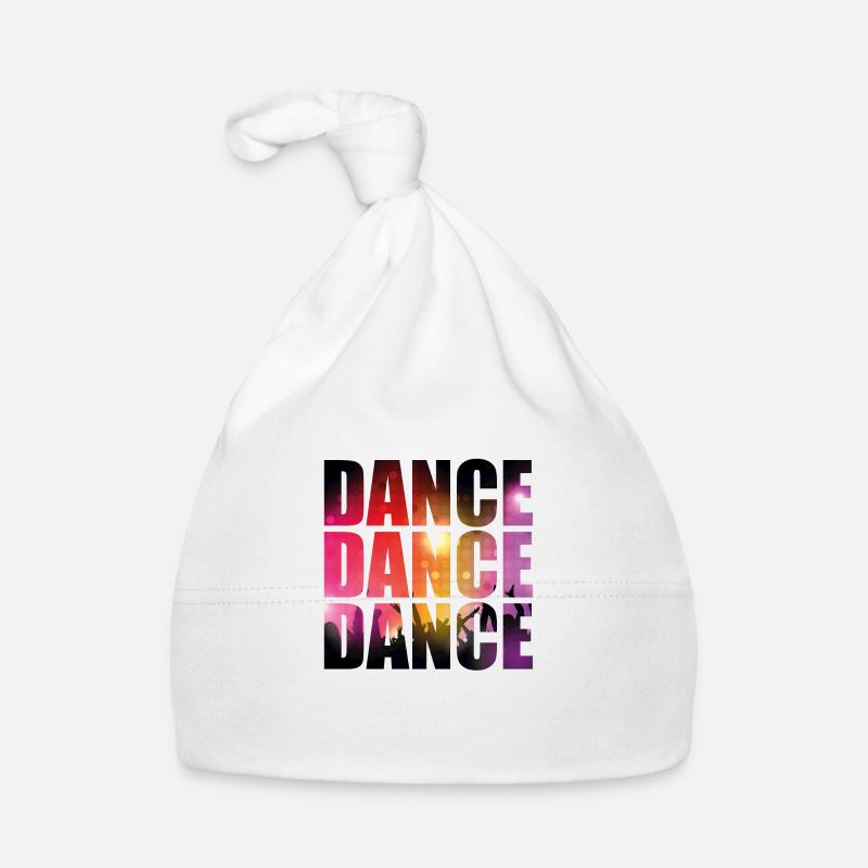 Dance Dance Dance - Baby Bio-Mütze - Weiß