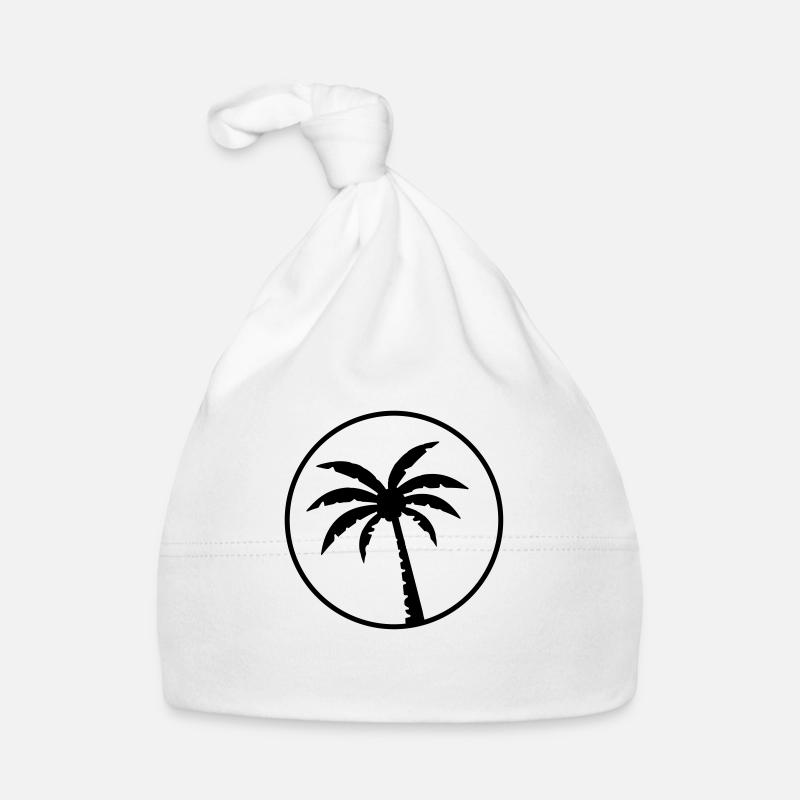 palm design tree Baby Bio-Mütze
