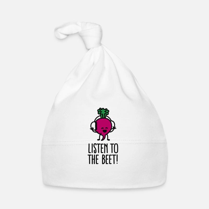 Listen to the beet Organic Baby Cap