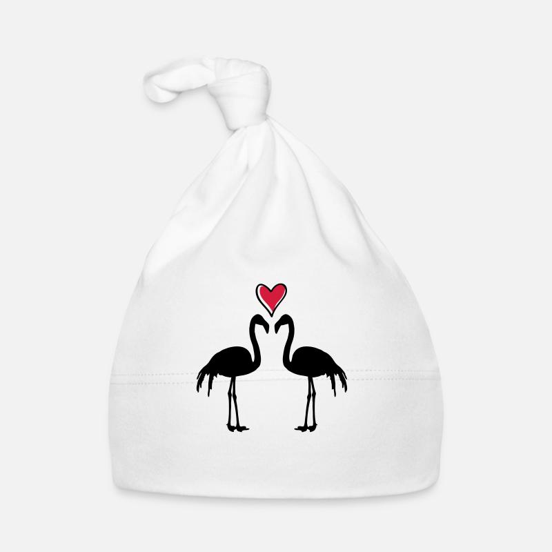 flamingo couple Baby Bio-Mütze