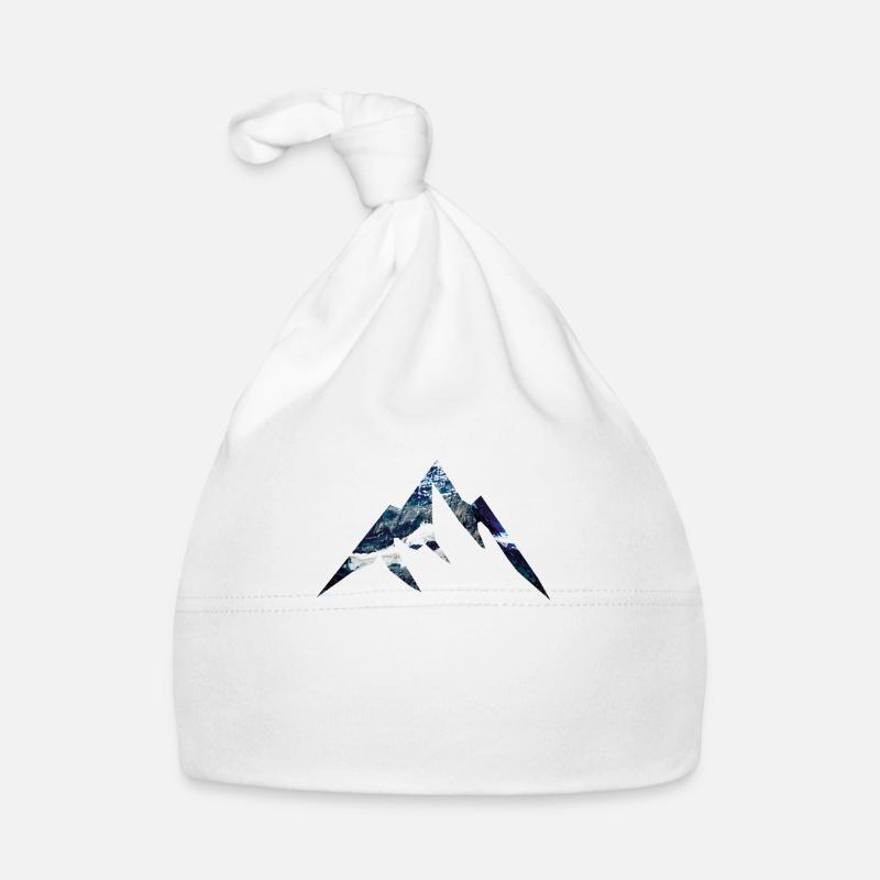 mountains design Baby Bio-Mütze
