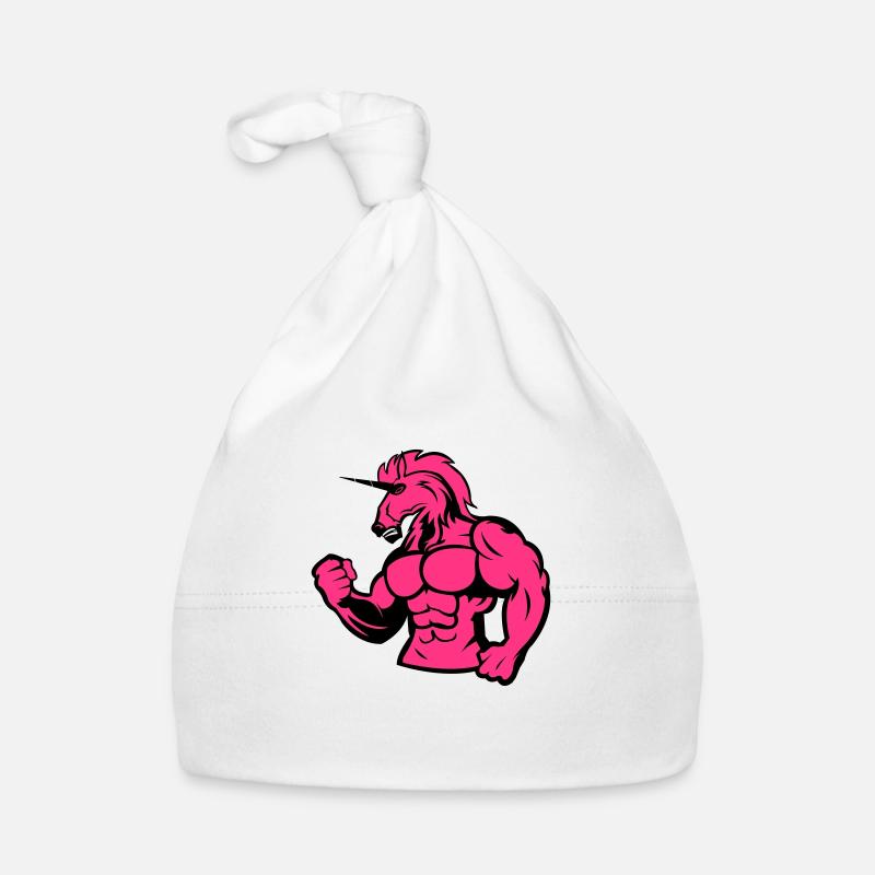 strong_unicorn_002 Baby Bio-Mütze