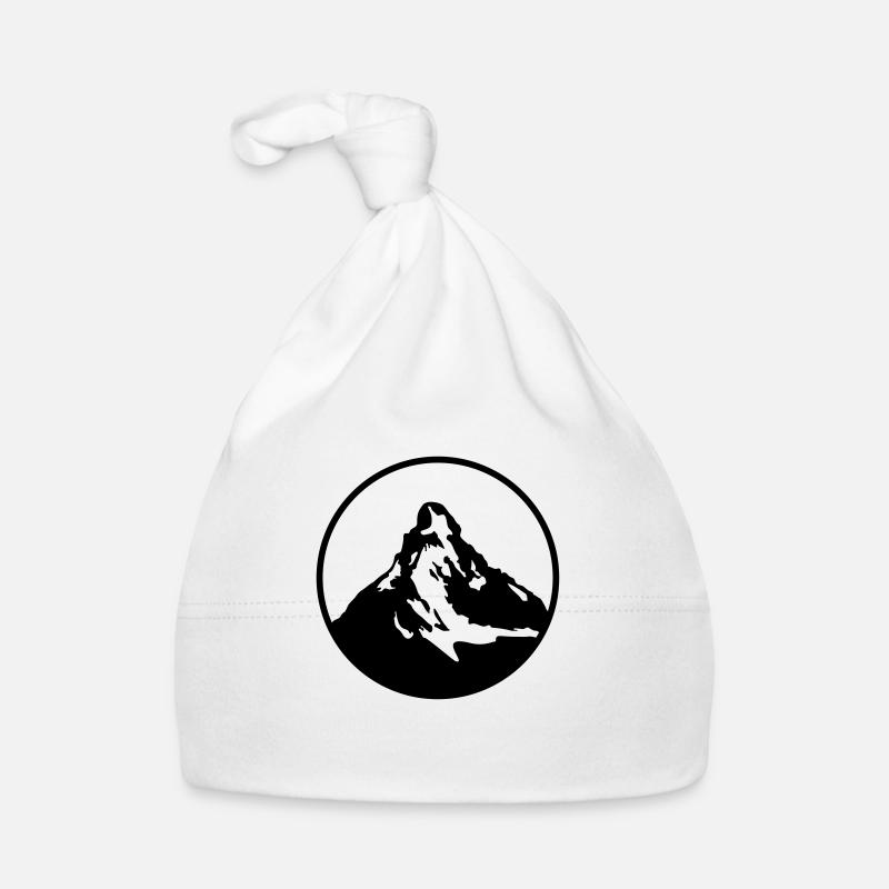 matterhorn mountain kreis Baby Bio-Mütze