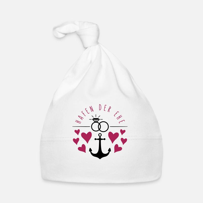 hafen der ehe herzen Baby Bio-Mütze