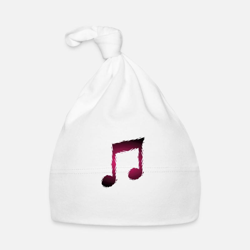 Note de musique musicale Bonnet bio Bébé