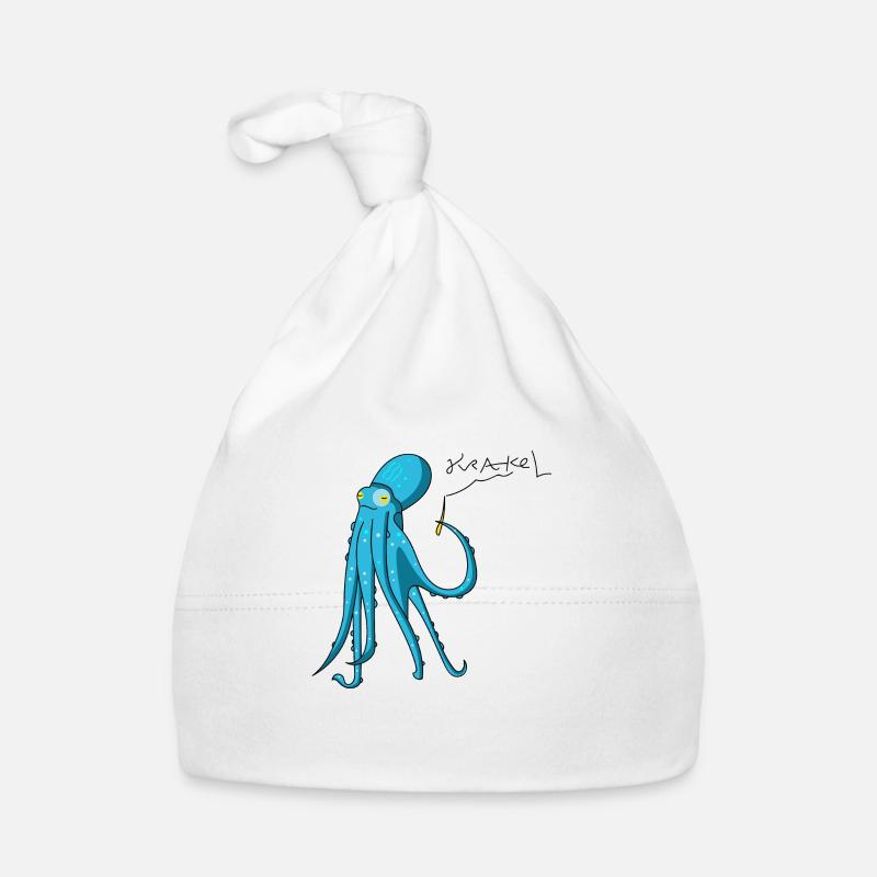Octopus s'écrase Bonnet bio Bébé