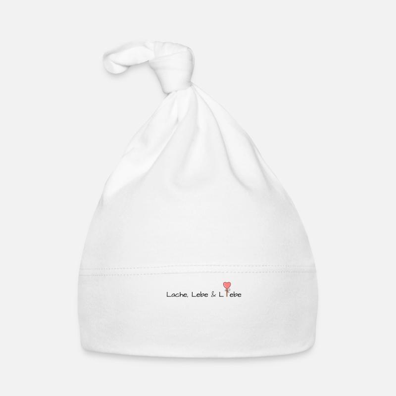 Lache Lebe Liebe Baby Bio-Mütze